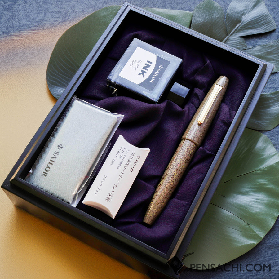 SAILOR King Of Pens Naginata Togi Ebonite Shoukei - PenSachi Japanese Limited Fountain Pen