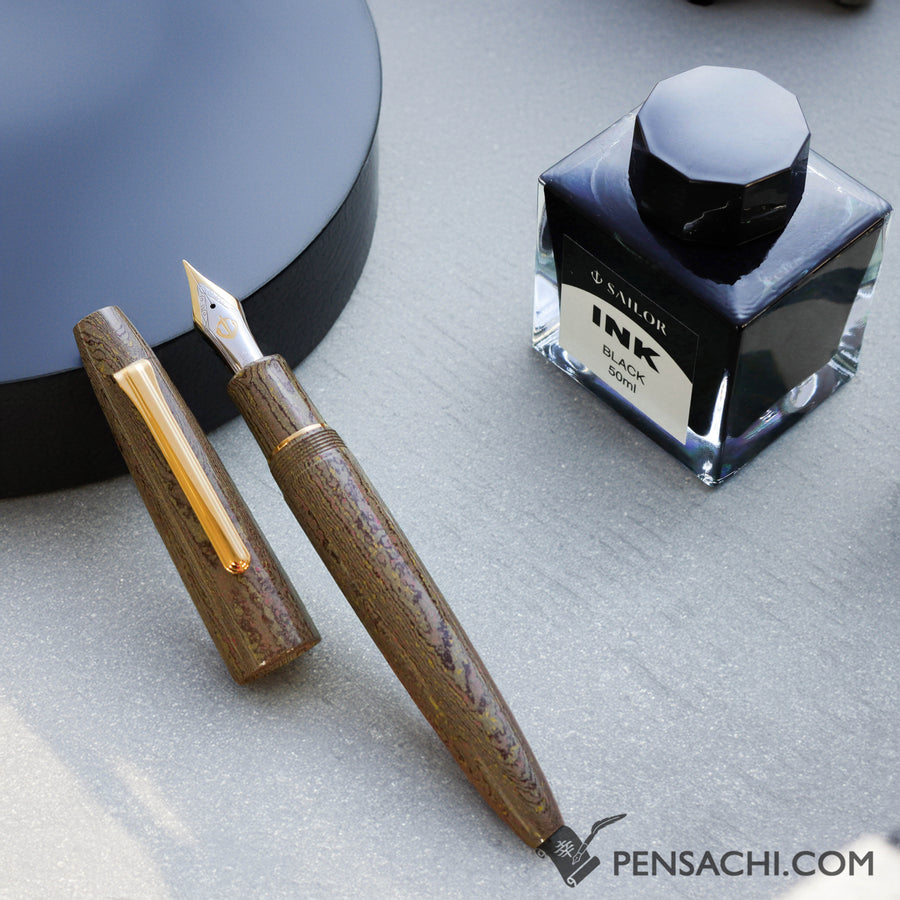 SAILOR King Of Pens Naginata Togi Ebonite Shoukei - PenSachi Japanese Limited Fountain Pen