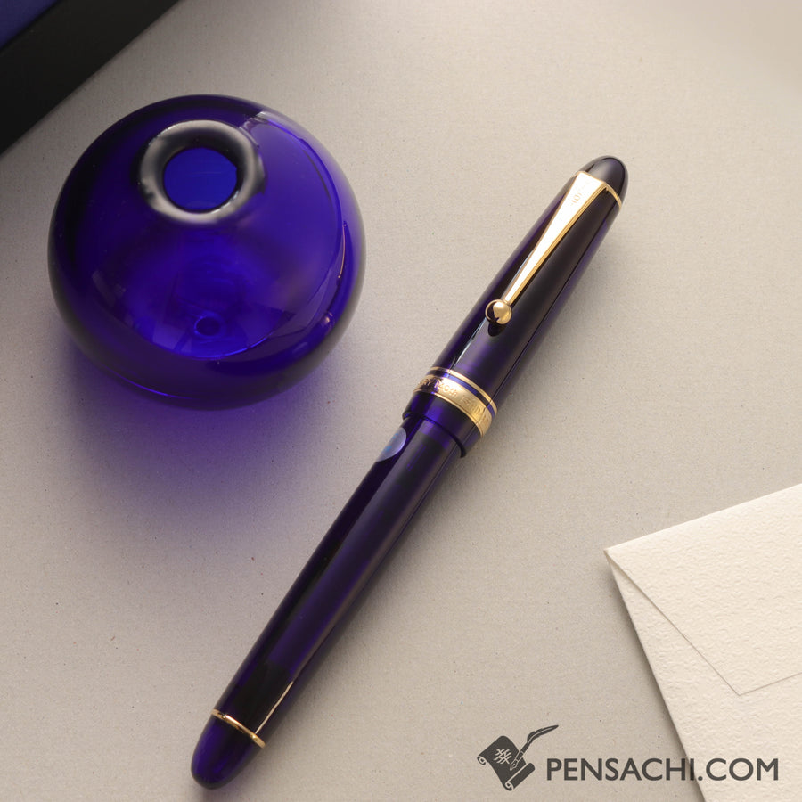 PILOT Custom 742 Limited Edition Set Fountain Pen - Lapis Lazuli - PenSachi Japanese Limited Fountain Pen