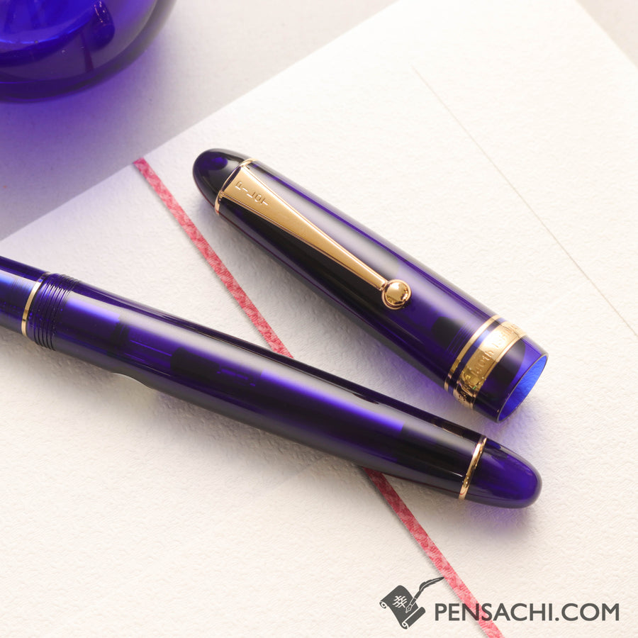 PILOT Custom 742 Limited Edition Set Fountain Pen - Lapis Lazuli - PenSachi Japanese Limited Fountain Pen