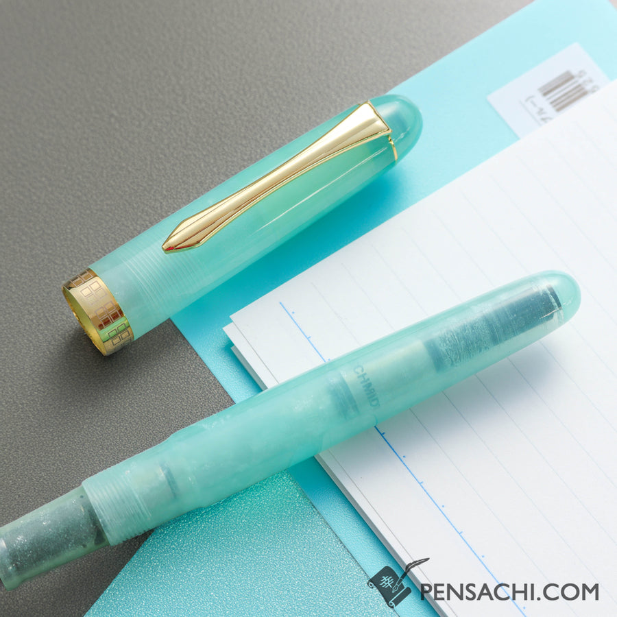 Onishi Fountain Pen - Aquamarine - PenSachi Japanese Limited Fountain Pen