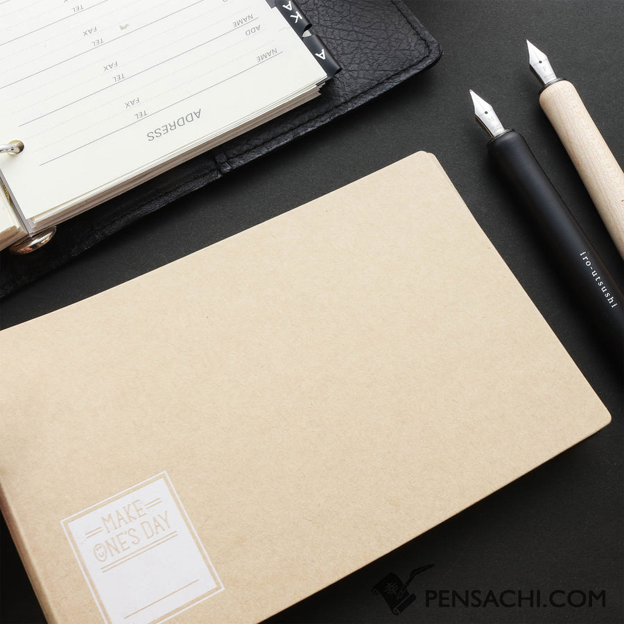 Maruman Mini Binder Make One's Day - Beige PenSachi Maruman Mini Binder Make One's Day - Beige PenSachi