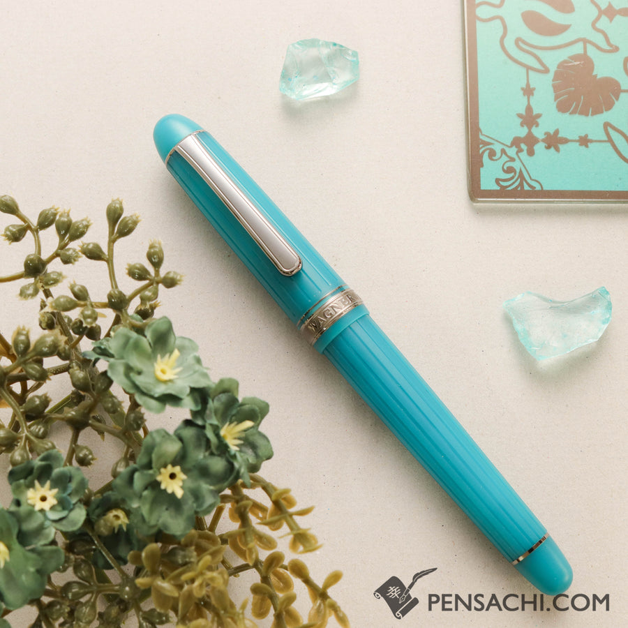 PLATINUM Limited Edition #3776 Century Nice Fountain Pen - Azure Dragon - PenSachi Japanese Limited Fountain Pen
