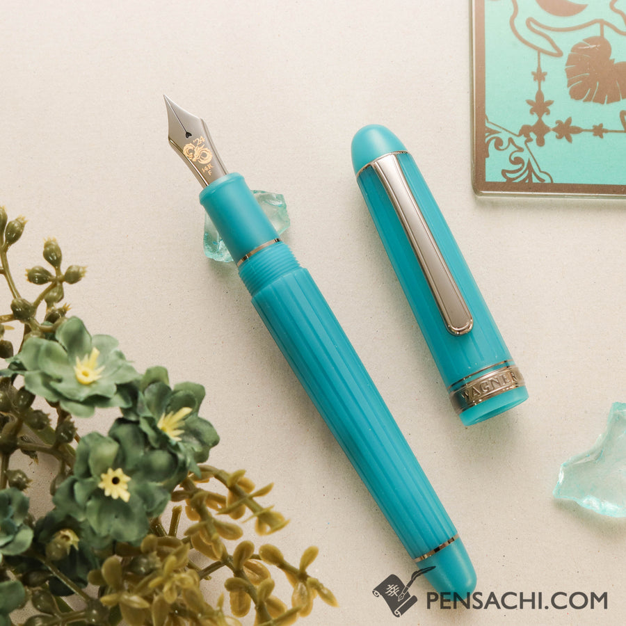 PLATINUM Limited Edition #3776 Century Nice Fountain Pen - Azure Dragon - PenSachi Japanese Limited Fountain Pen