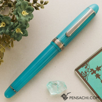 PLATINUM Limited Edition #3776 Century Nice Fountain Pen - Azure Dragon - PenSachi Japanese Limited Fountain Pen