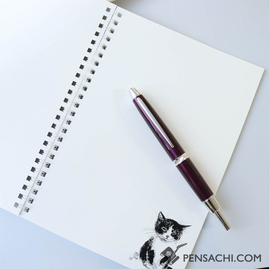 Nakahama Minoru Plain A5 Size - Suwatte iru neko - PenSachi Japanese Limited Fountain Pen