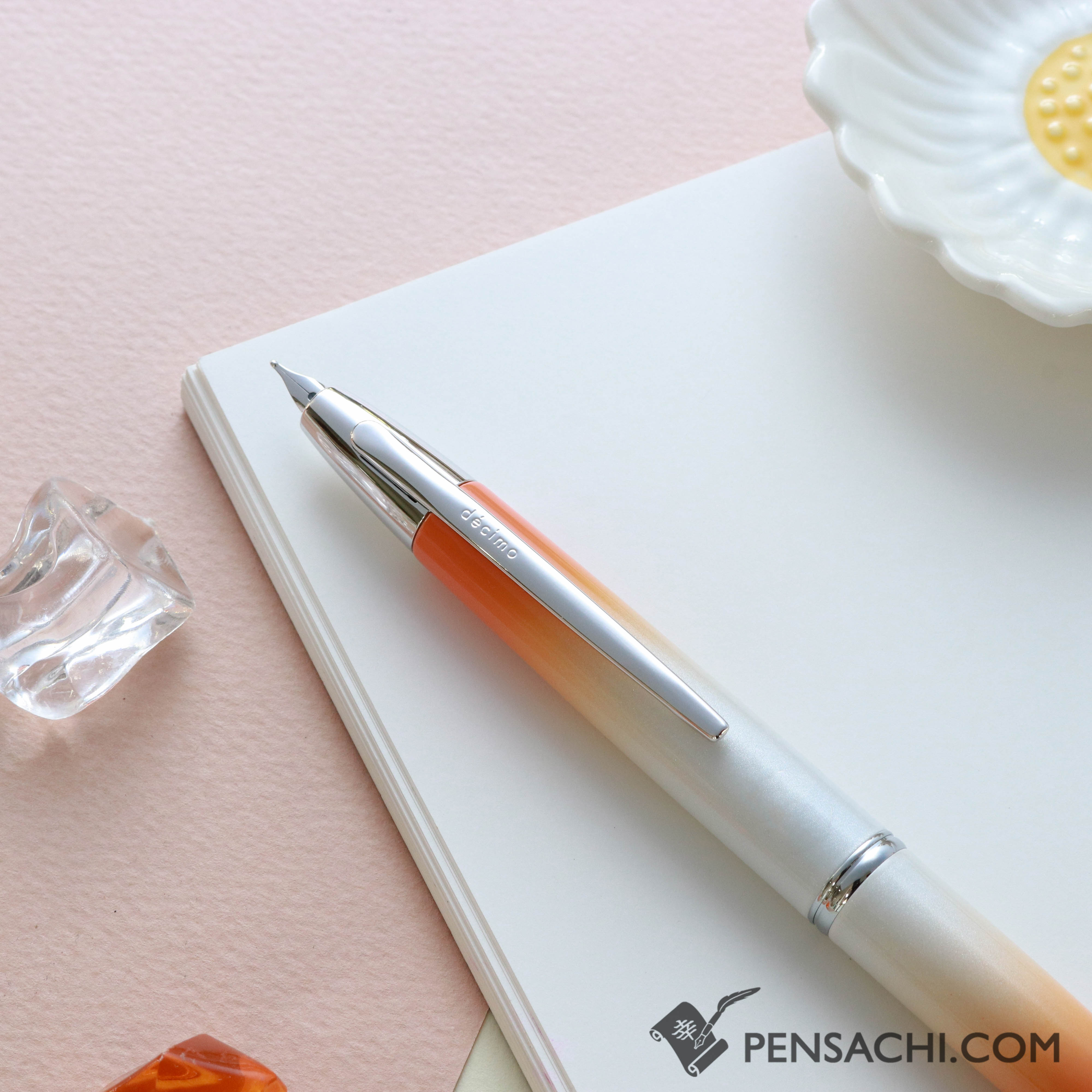 PILOT CAPLESS decimo 20colors Orange 字幅F Pilot Capless Vanishing Point Decimo 20 Orange Fountain Pen