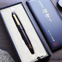 SAILOR Limited Edition Tamenuri King of Pens Fountain Pen - Kurobeni - PenSachi Japanese Limited Fountain Pen