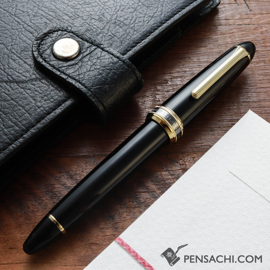 SAILOR 1911 Large (Full size) Special Nib Cross Concord Fountain Pen - Black Gold - PenSachi Japanese Limited Fountain Pen