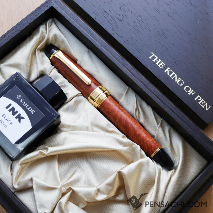 SAILOR King of Pen Profit Fountain Pen Briar - Brown - PenSachi Japanese Limited Fountain Pen