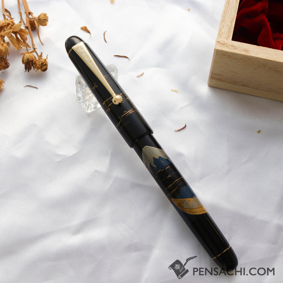 Namiki Nippon Art Fountain Pen - Fuji and the Boat - PenSachi Japanese Limited Fountain Pen