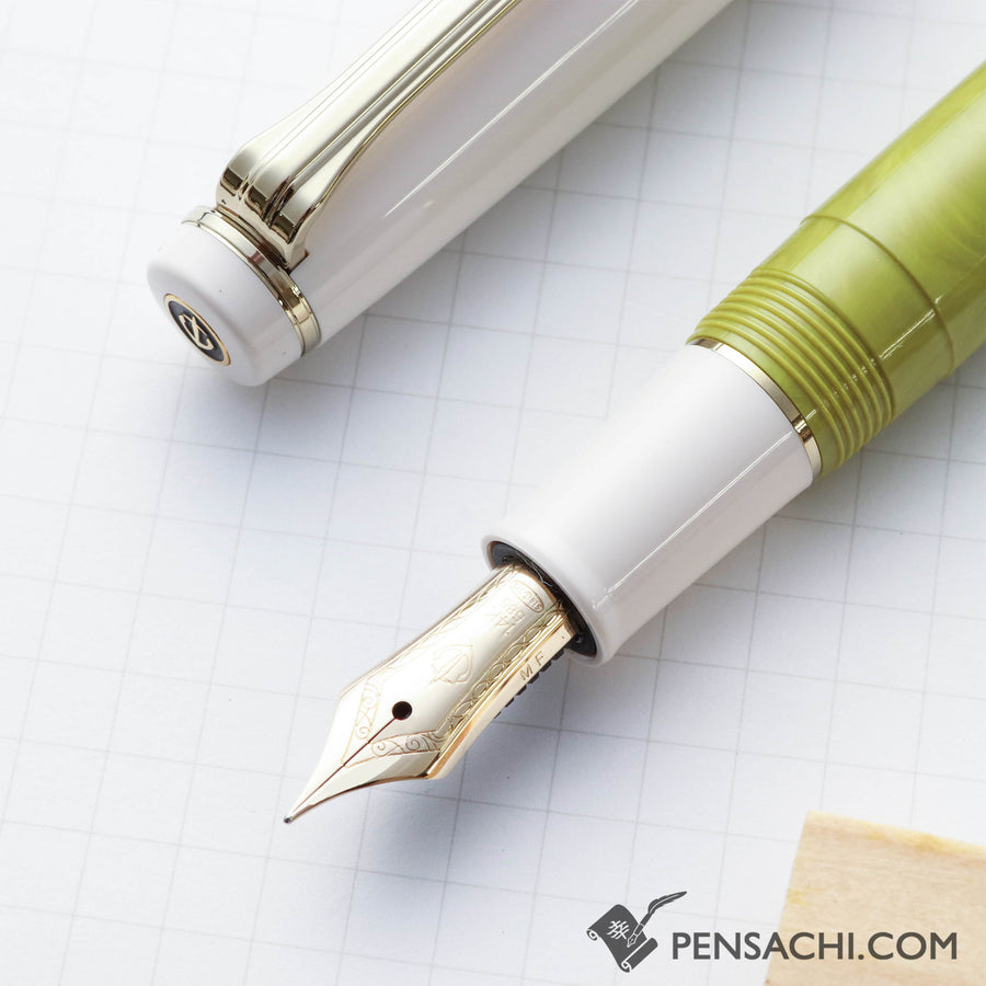 SAILOR Limited Edition Pro Gear Slim Mini Fountain Pen Rencontre - Pistache - PenSachi Japanese Limited Fountain Pen