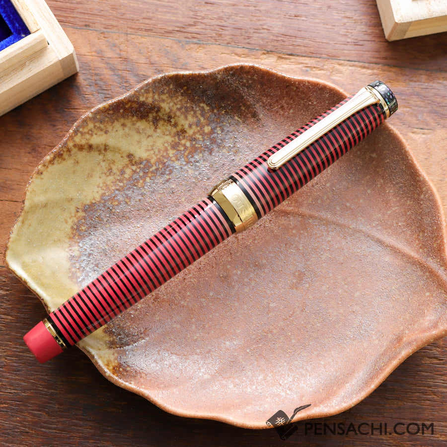 SAILOR Limited Edition Wajima Bijou Fountain Pen - Coral (1st Edition) - PenSachi Japanese Limited Fountain Pen