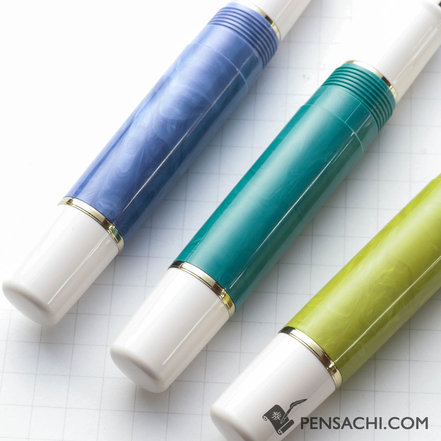 SAILOR Limited Edition Pro Gear Slim Mini Fountain Pen Rencontre - Vert Sapin - PenSachi Japanese Limited Fountain Pen