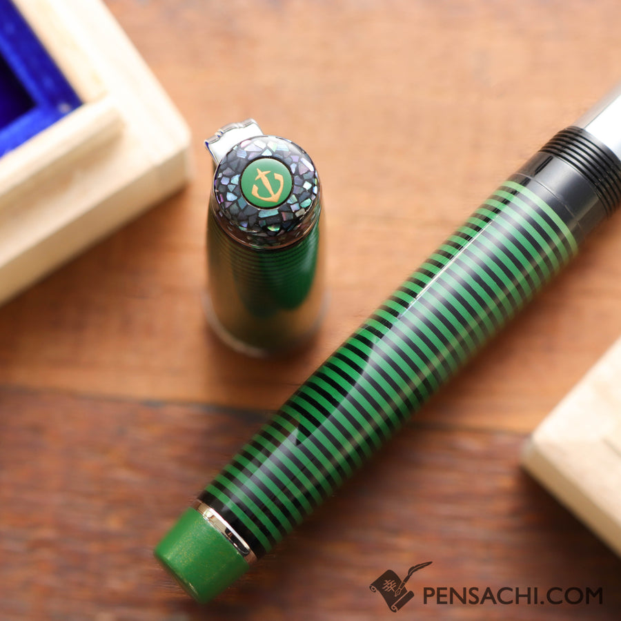 SAILOR Limited Edition Wajima Bijou Fountain Pen - Emerald (2nd Edition) - PenSachi Japanese Limited Fountain Pen