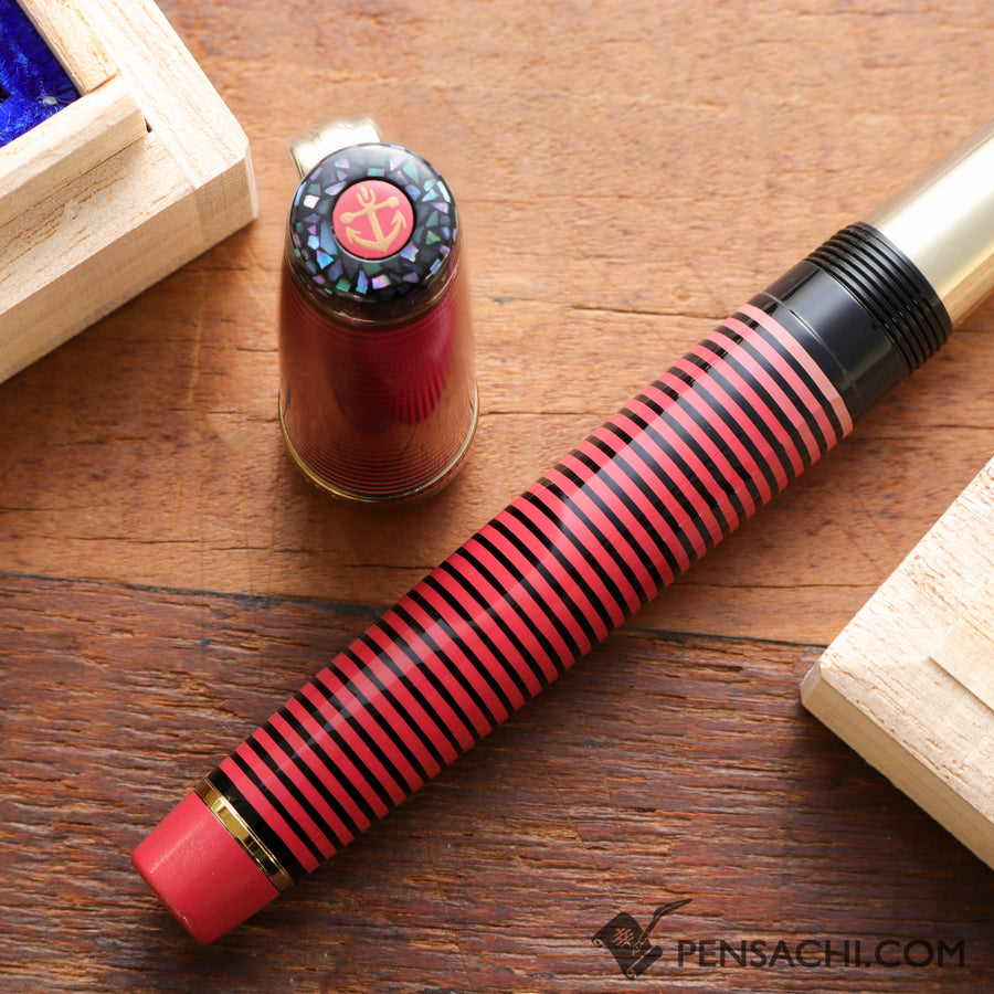 SAILOR Limited Edition Wajima Bijou Fountain Pen - Coral (1st Edition) - PenSachi Japanese Limited Fountain Pen