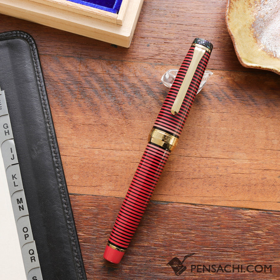 SAILOR Limited Edition Wajima Bijou Fountain Pen - Coral (1st Edition) - PenSachi Japanese Limited Fountain Pen