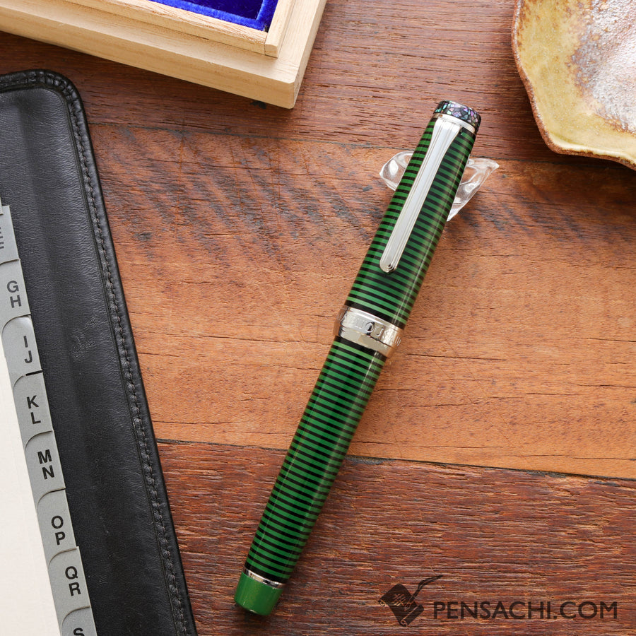 SAILOR Limited Edition Wajima Bijou Fountain Pen - Emerald (2nd Edition) - PenSachi Japanese Limited Fountain Pen