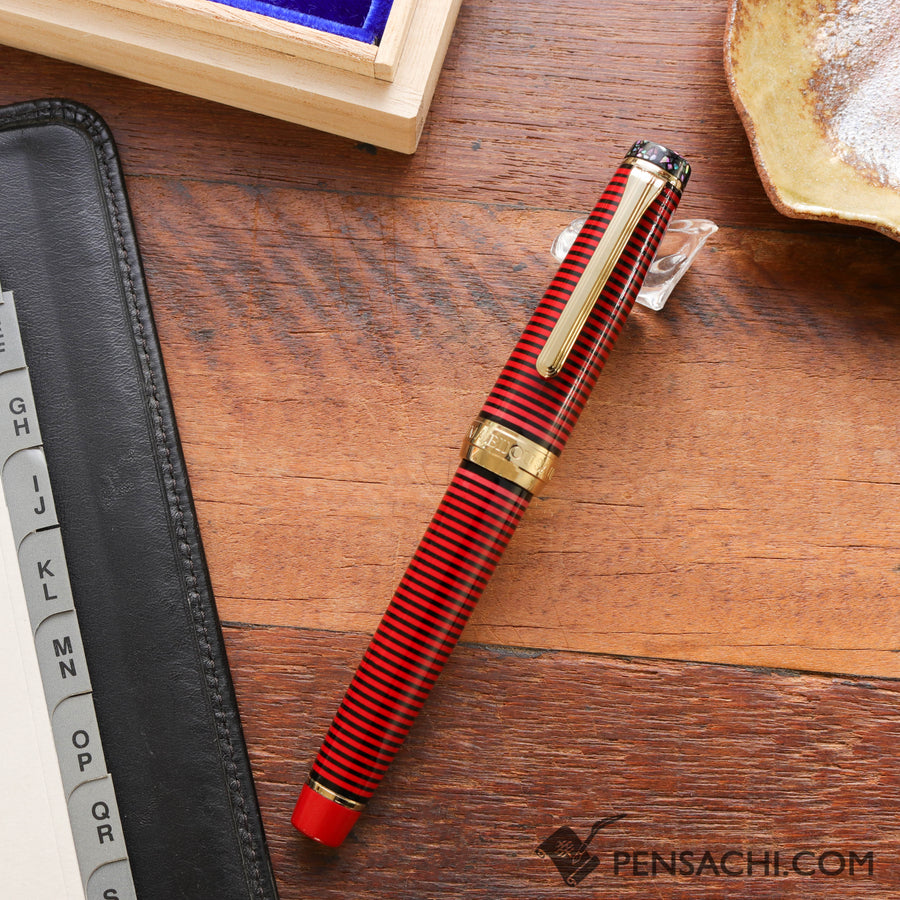 SAILOR Limited Edition Wajima Bijou Fountain Pen - Ruby (2nd Edition) - PenSachi Japanese Limited Fountain Pen