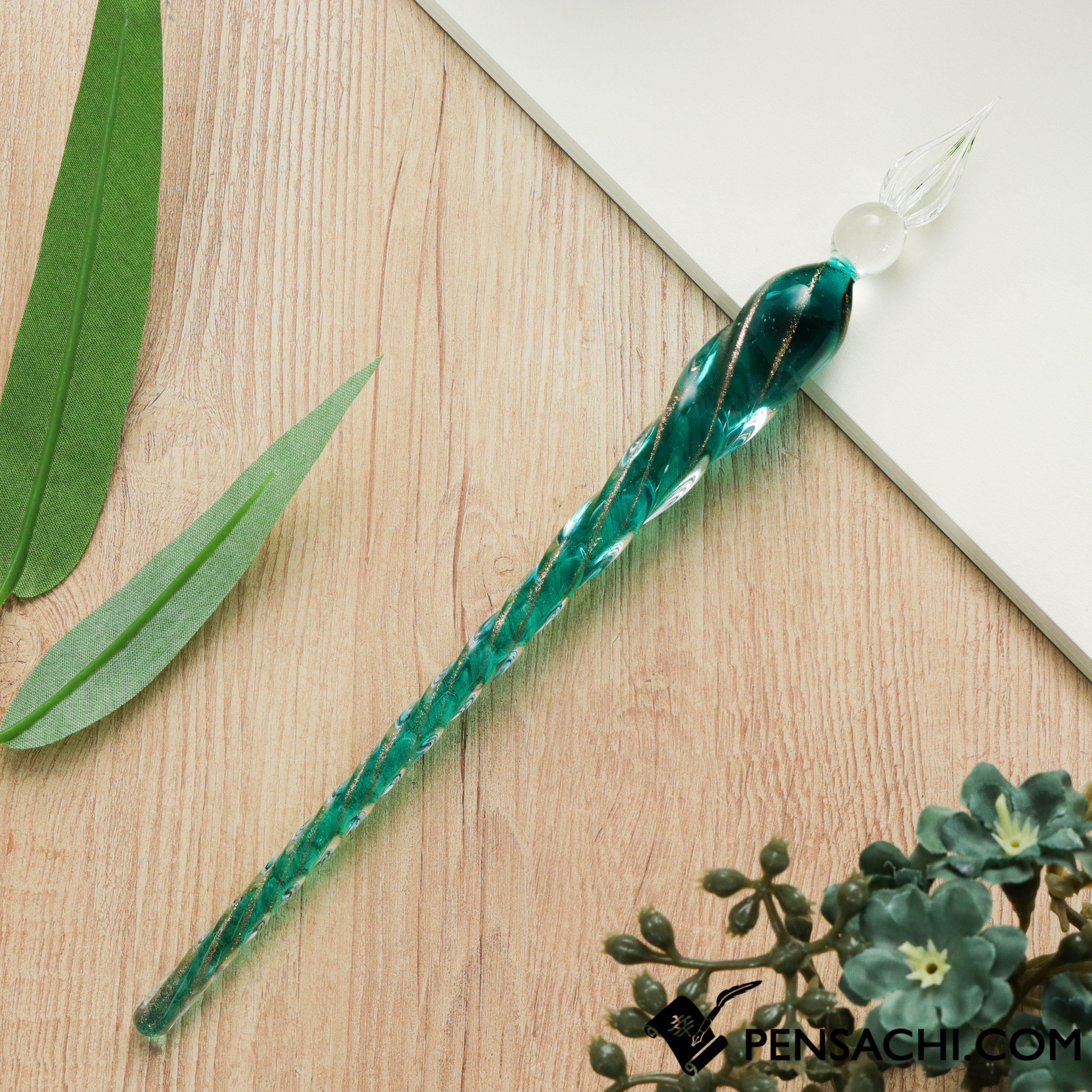 Glass Kaoria Neko Pen - Black Cat– PenSachi