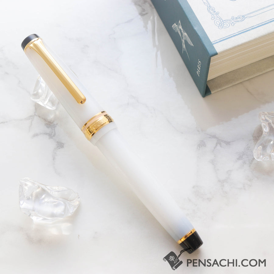 SAILOR Pro Gear Slim (Sapporo) Shikiori Fountain Pen - Falling Snow - PenSachi Japanese Limited Fountain Pen
