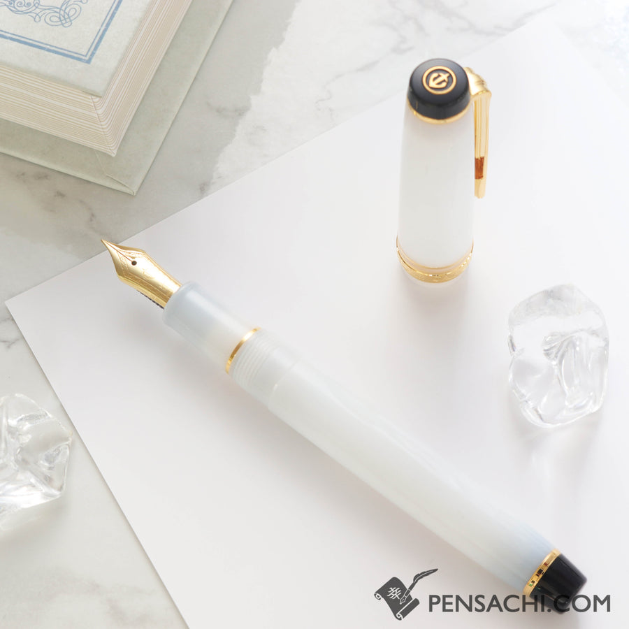 SAILOR Pro Gear Slim (Sapporo) Shikiori Fountain Pen - Falling Snow - PenSachi Japanese Limited Fountain Pen