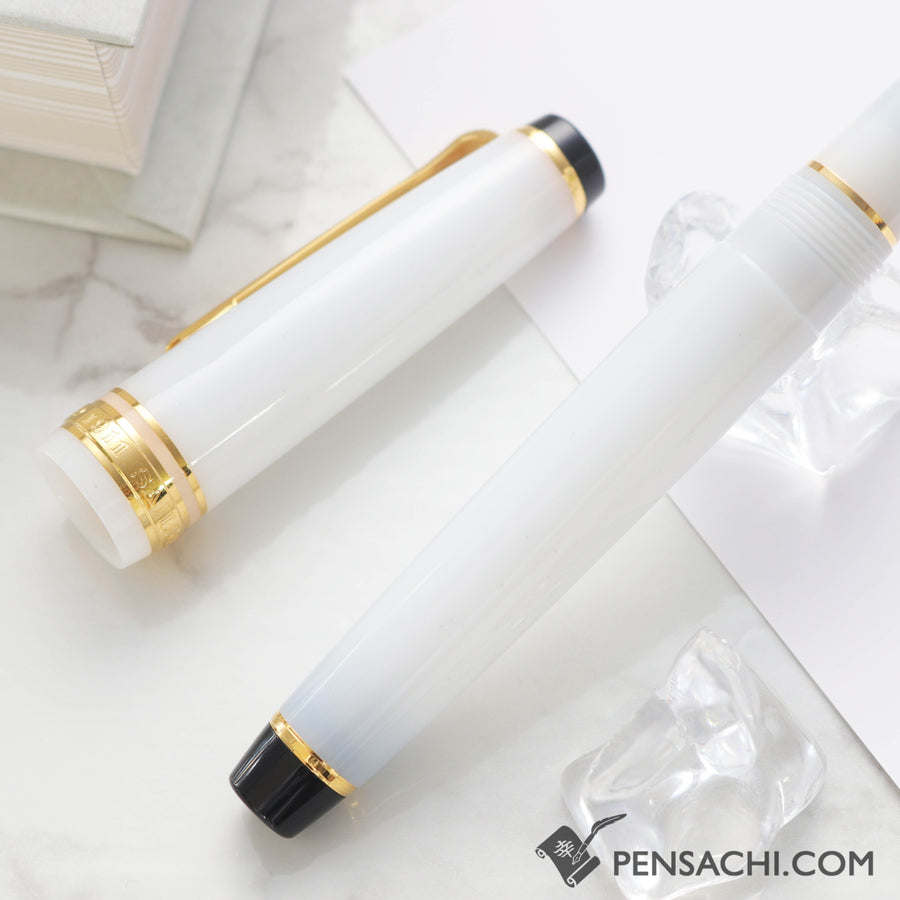 SAILOR Pro Gear Slim (Sapporo) Shikiori Fountain Pen - Falling Snow - PenSachi Japanese Limited Fountain Pen