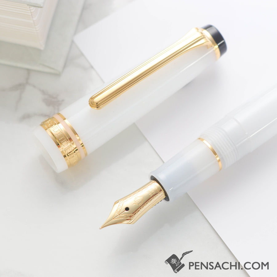 SAILOR Pro Gear Slim (Sapporo) Shikiori Fountain Pen - Falling Snow - PenSachi Japanese Limited Fountain Pen