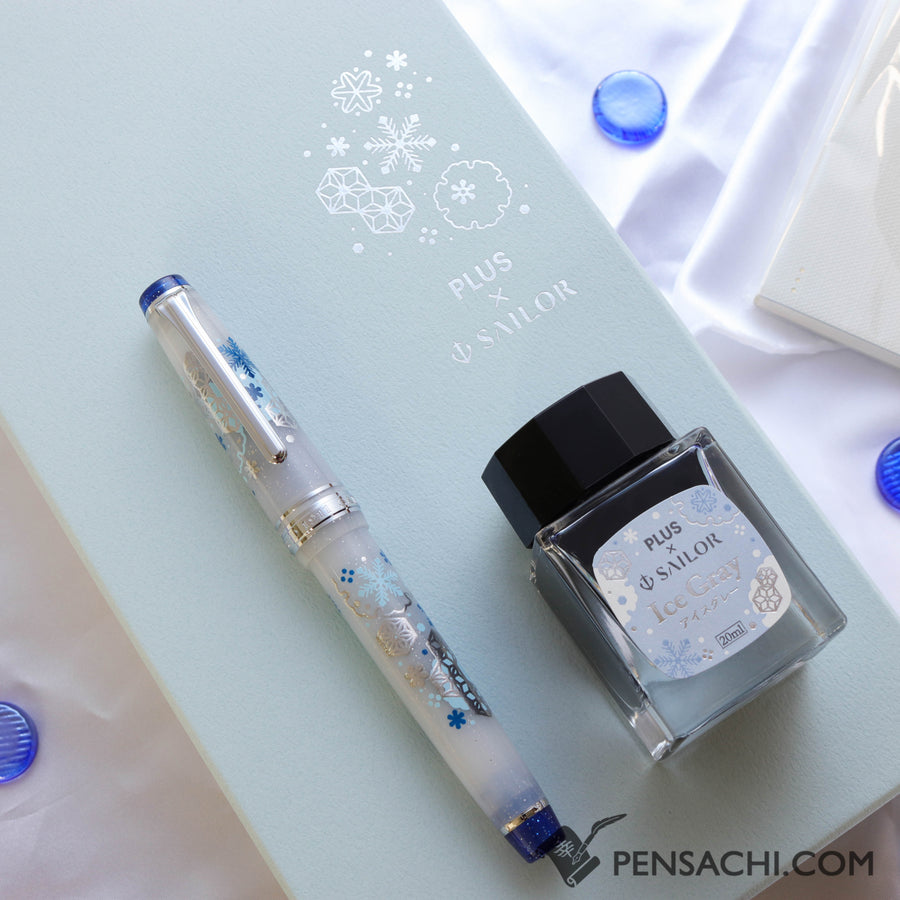 SAILOR Limited Edition Pro Gear Slim Set - First Snow (II) - PenSachi Japanese Limited Fountain Pen