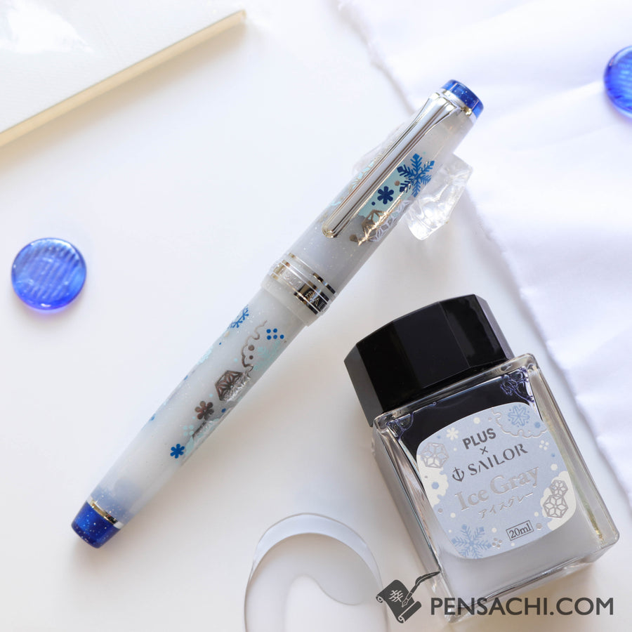 SAILOR Limited Edition Pro Gear Slim Set - First Snow (II) - PenSachi Japanese Limited Fountain Pen