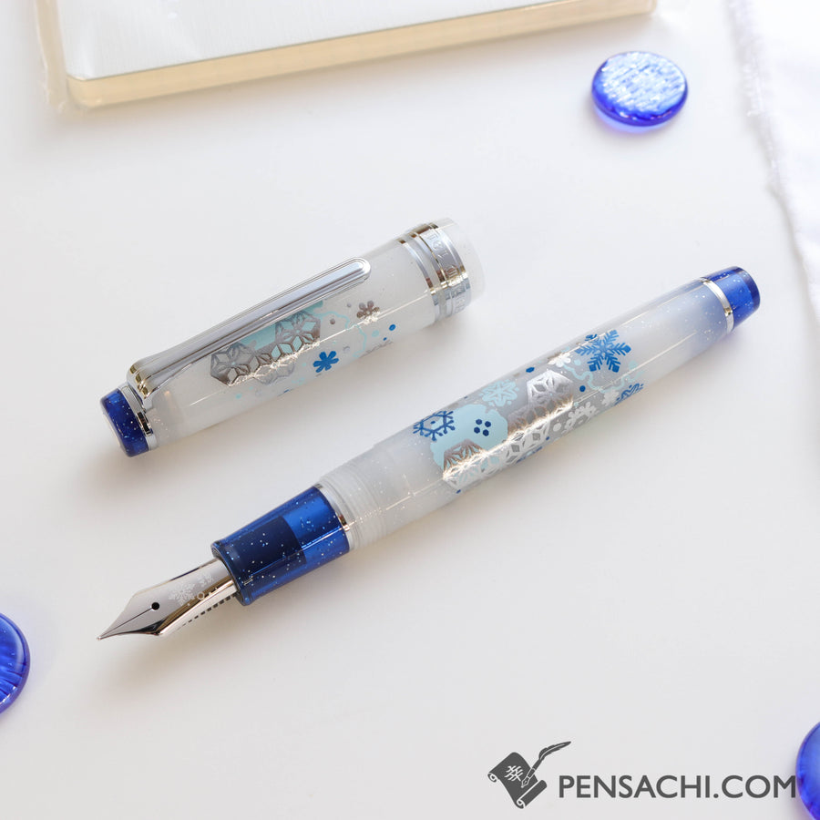 SAILOR Limited Edition Pro Gear Slim Set - First Snow (II) - PenSachi Japanese Limited Fountain Pen