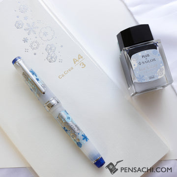 SAILOR Limited Edition Pro Gear Slim Set - First Snow (II) - PenSachi Japanese Limited Fountain Pen