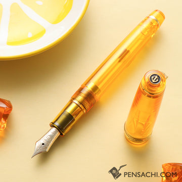 SAILOR Limited Edition Pro Gear Slim (Sapporo) Demonstrator Fountain Pen - Cyber Yellow - PenSachi Japanese Limited Fountain Pen