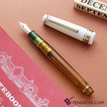 SAILOR Limited Edition Pro Gear Slim Fountain Pen - Mint and Sugar - PenSachi Japanese Limited Fountain Pen