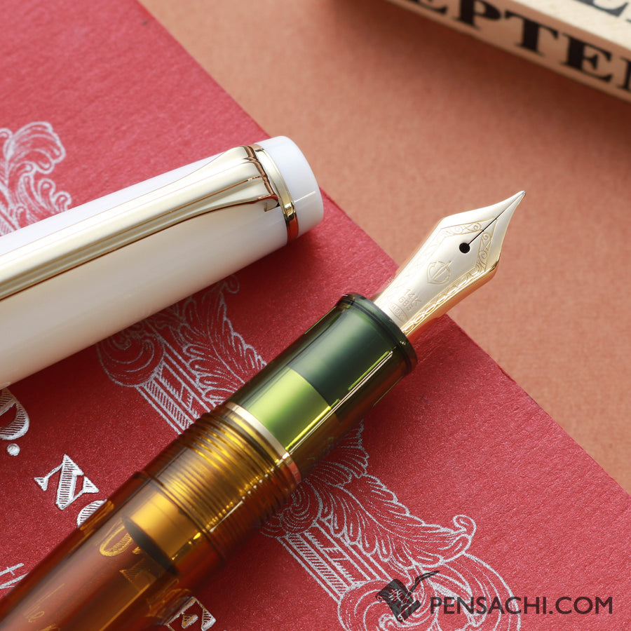 SAILOR Limited Edition Pro Gear Slim Fountain Pen - Mint and Sugar - PenSachi Japanese Limited Fountain Pen