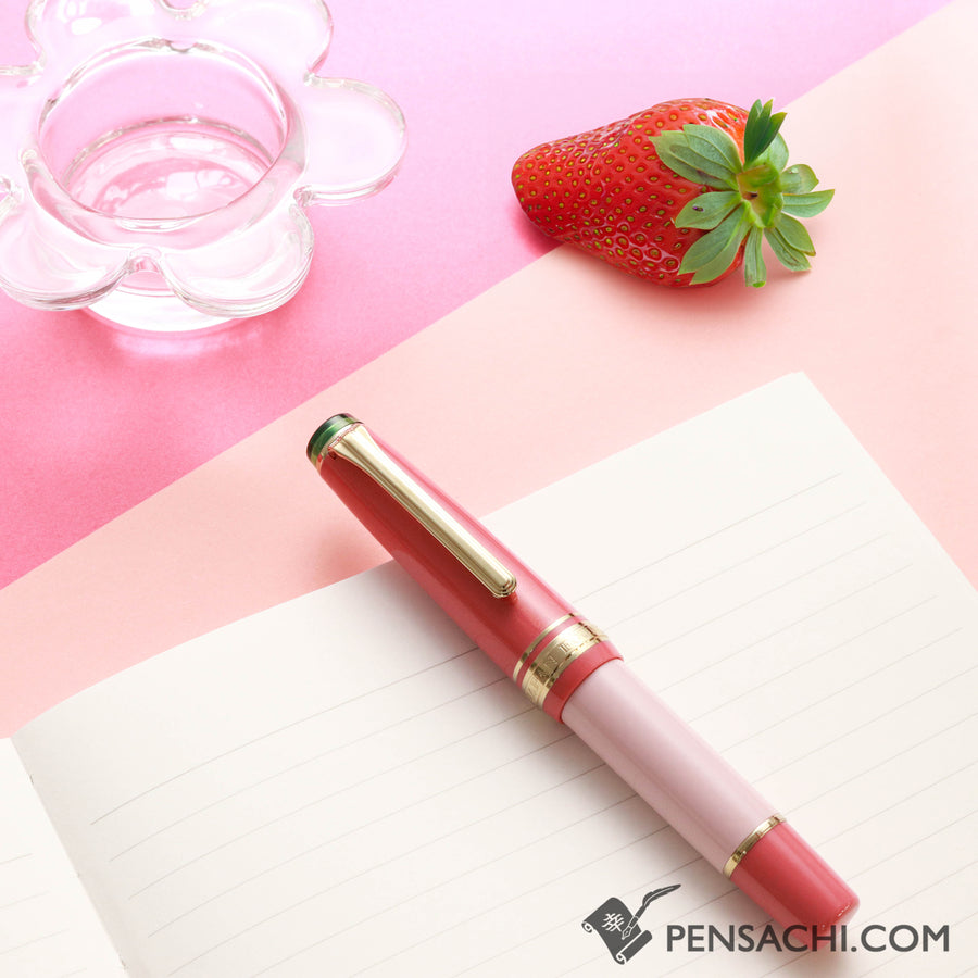 SAILOR Limited Edition Pro Gear Slim Mini Fountain Pen - Strawberry - PenSachi Japanese Limited Fountain Pen