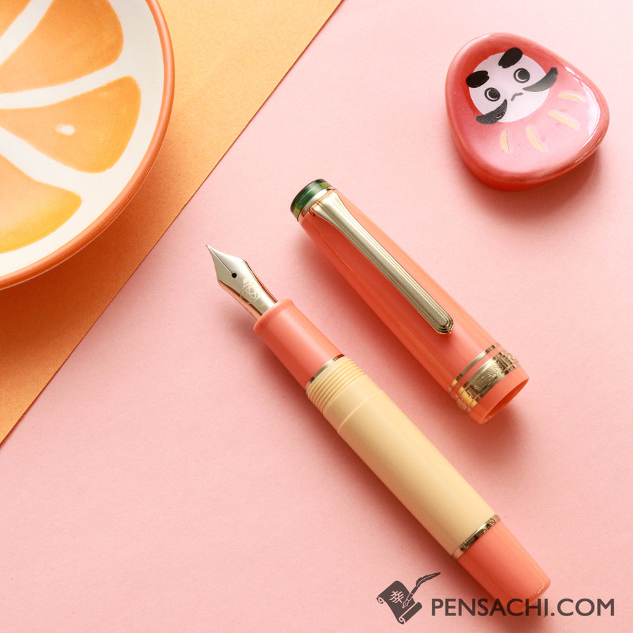 SAILOR Limited Edition Pro Gear Slim Mini Fountain Pen - Orange - PenSachi Japanese Limited Fountain Pen