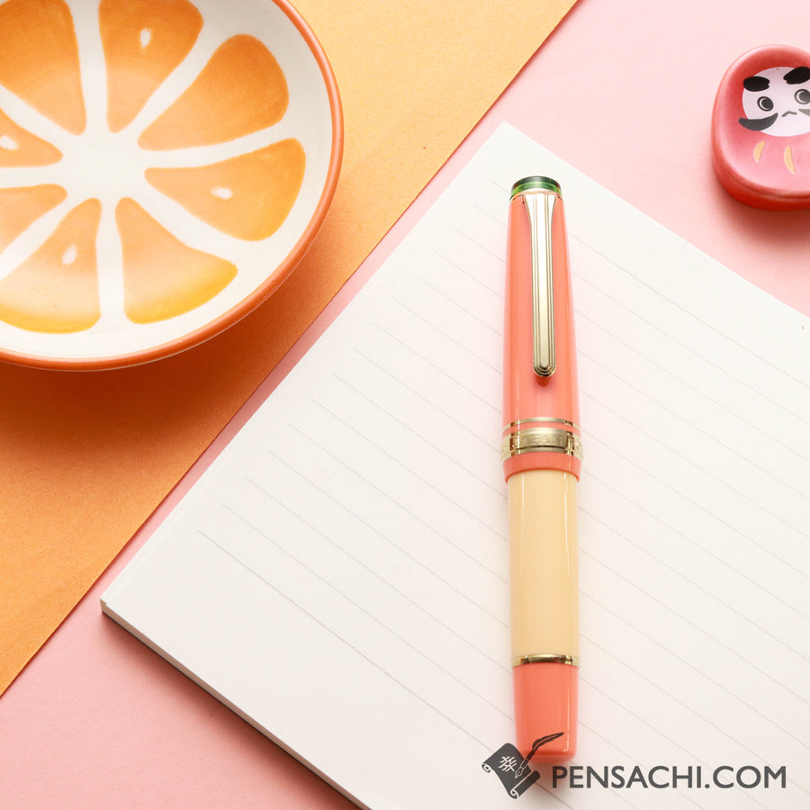 SAILOR Limited Edition Pro Gear Slim Mini Fountain Pen - Orange - PenSachi Japanese Limited Fountain Pen