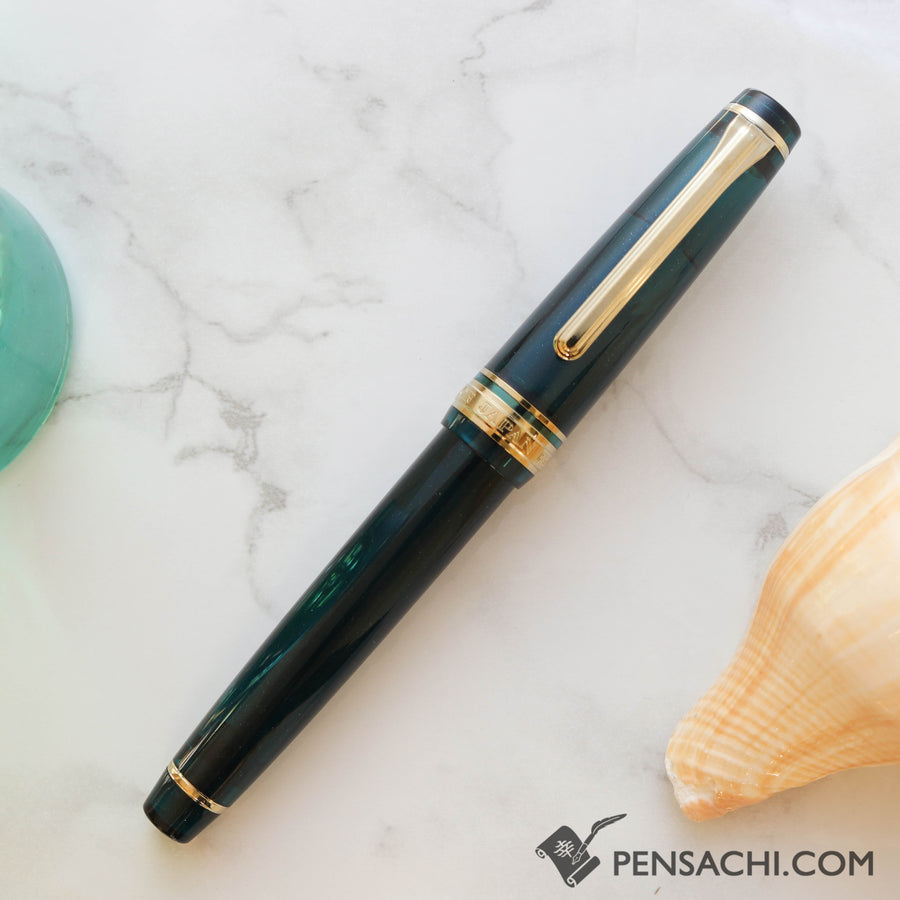 SAILOR Pro Gear Slim Shikiori Sansui Fountain Pen - Komakusa - PenSachi Japanese Limited Fountain Pen