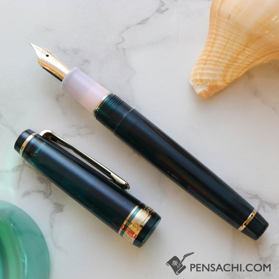 SAILOR Pro Gear Slim Shikiori Sansui Fountain Pen - Komakusa - PenSachi Japanese Limited Fountain Pen