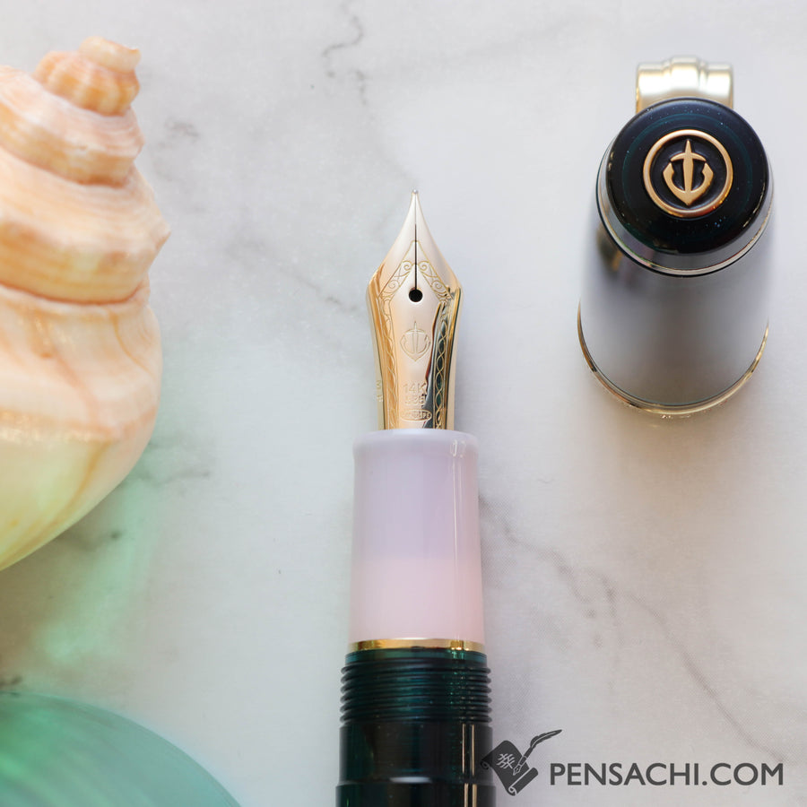 SAILOR Pro Gear Slim Shikiori Sansui Fountain Pen - Komakusa - PenSachi Japanese Limited Fountain Pen
