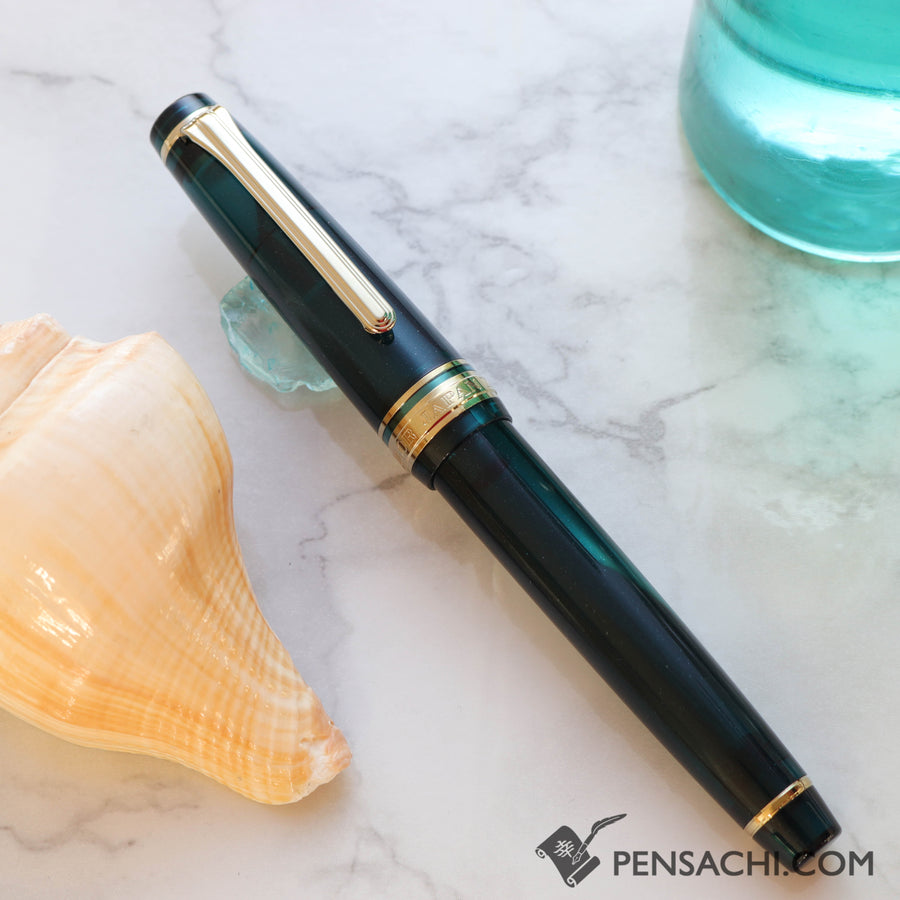 SAILOR Pro Gear Slim Shikiori Sansui Fountain Pen - Komakusa - PenSachi Japanese Limited Fountain Pen