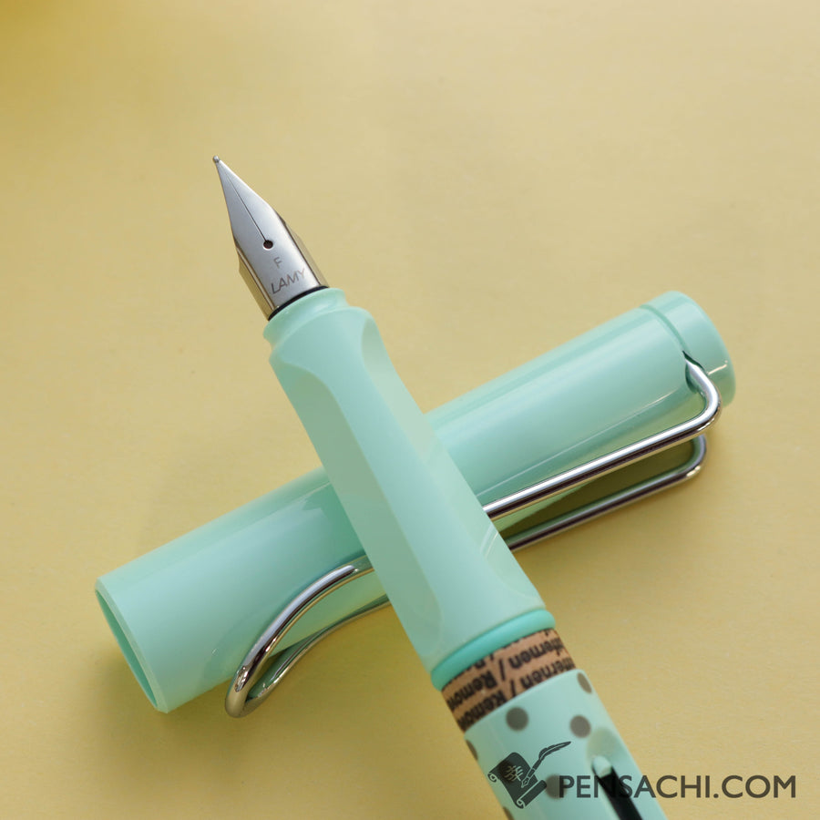 LAMY Safari Special Edition Fountain Pen - Dots Blue - PenSachi Japanese Limited Fountain Pen