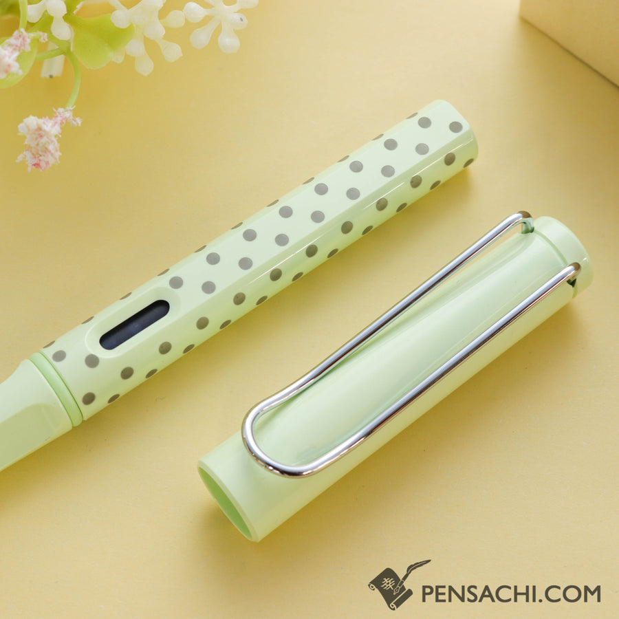 LAMY Safari Special Edition Fountain Pen - Dots Green - PenSachi Japanese Limited Fountain Pen