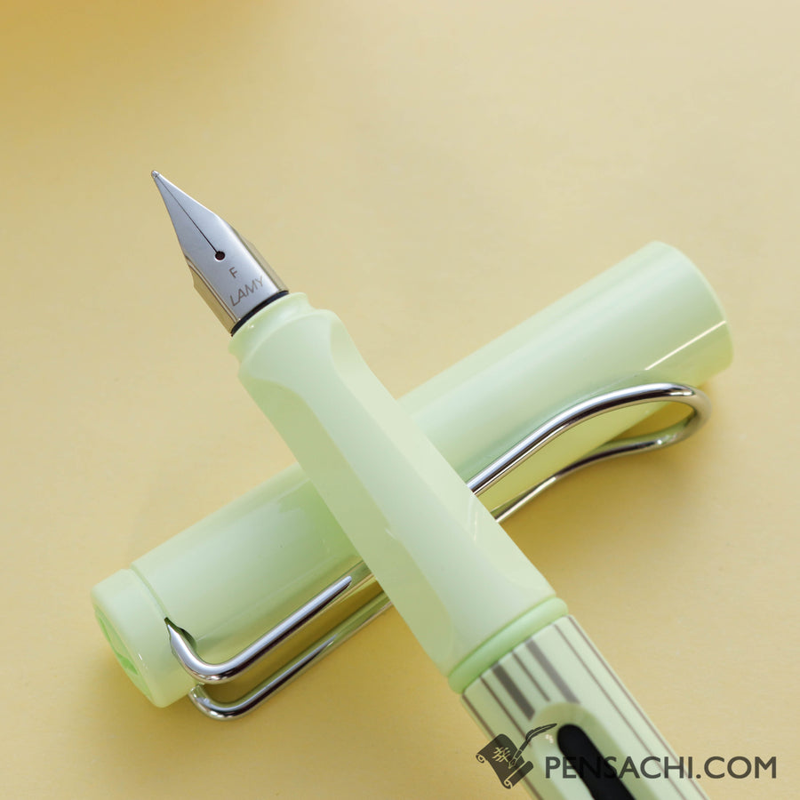LAMY Safari Special Edition Fountain Pen - Stripes Green - PenSachi Japanese Limited Fountain Pen