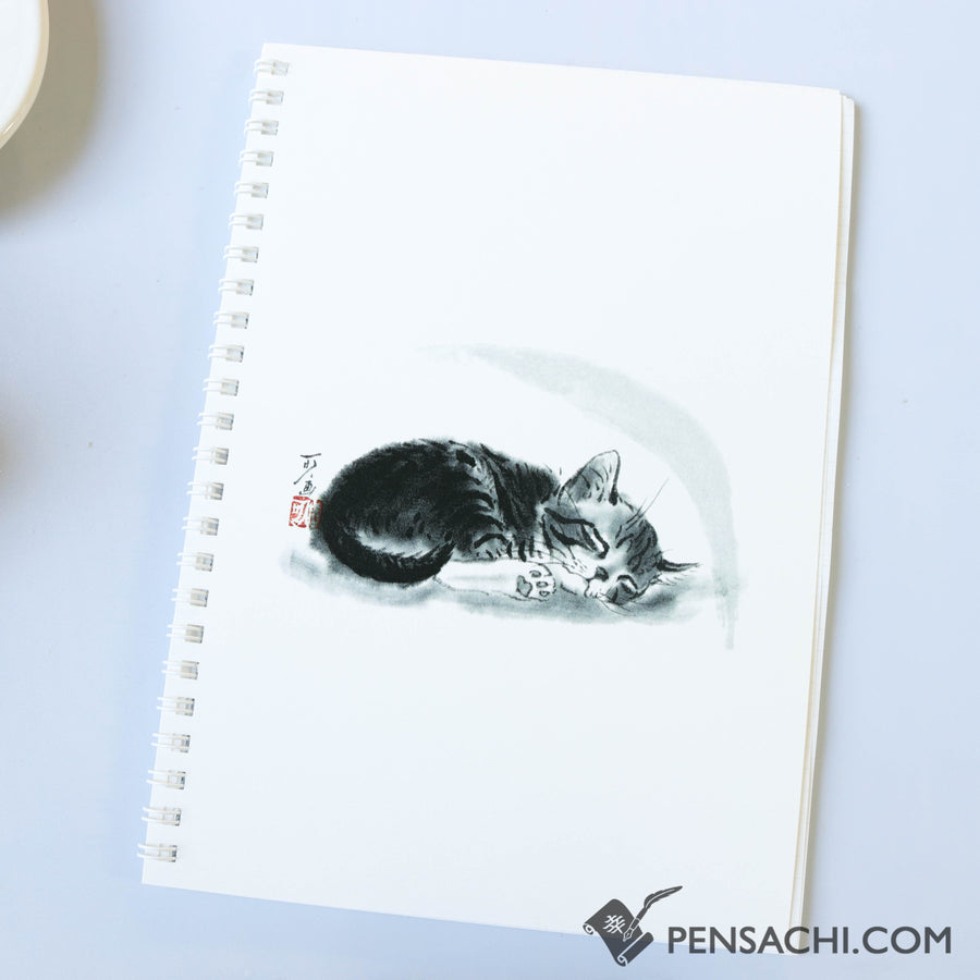 Nakahama Minoru Plain A5 Size - Nemuri Neko II - PenSachi Japanese Limited Fountain Pen