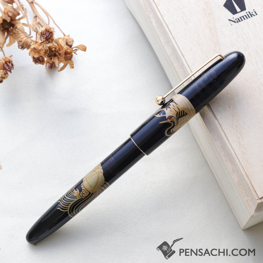 Namiki Nippon Art Fountain Pen - Crane and Turtle - PenSachi Japanese Limited Fountain Pen