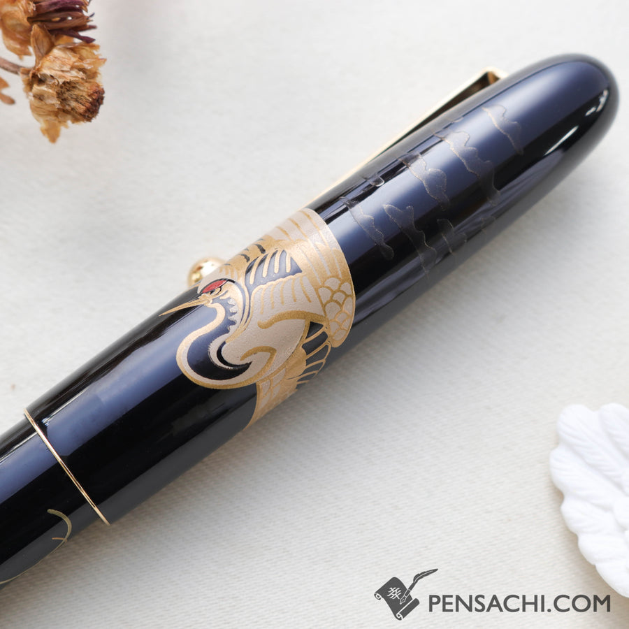 Namiki Nippon Art Fountain Pen - Crane and Turtle - PenSachi Japanese Limited Fountain Pen