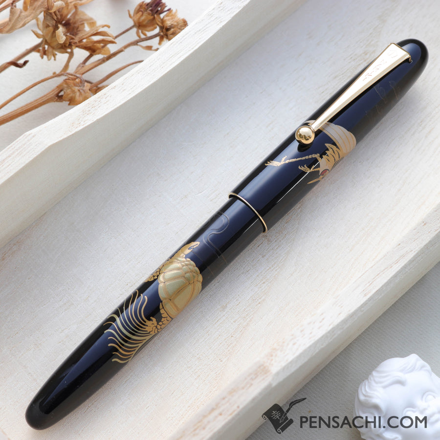 Namiki Nippon Art Fountain Pen - Crane and Turtle - PenSachi Japanese Limited Fountain Pen