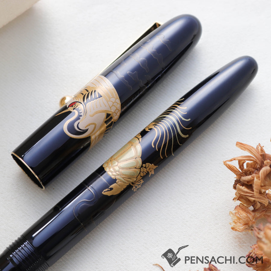 Namiki Nippon Art Fountain Pen - Crane and Turtle - PenSachi Japanese Limited Fountain Pen